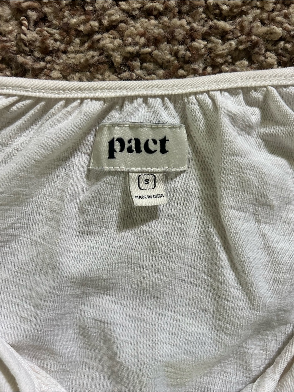 Natural fibers Pact Women’s Flowy Long Sleeve, size S - Picture 3 of 3